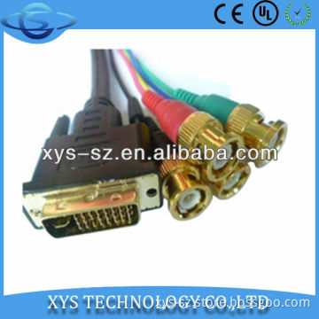 2013new product! dvi 5 bnc cable for DVD players HDTV PC